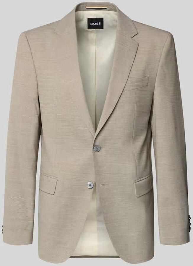 Boss Regular fit colbert met scheerwol model 'JASPER' - Foto 2