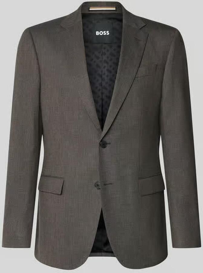 Boss regular fit colbert met scheerwol model 'Jasper' - Foto 2