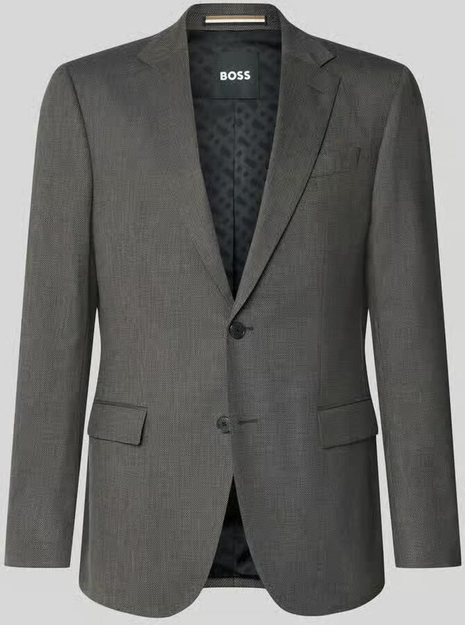 Boss regular fit colbert met scheerwol model 'Jasper' - Foto 2