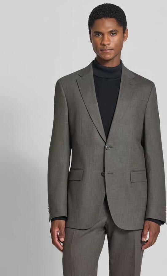 Boss regular fit colbert met scheerwol model 'Jasper' - Foto 3