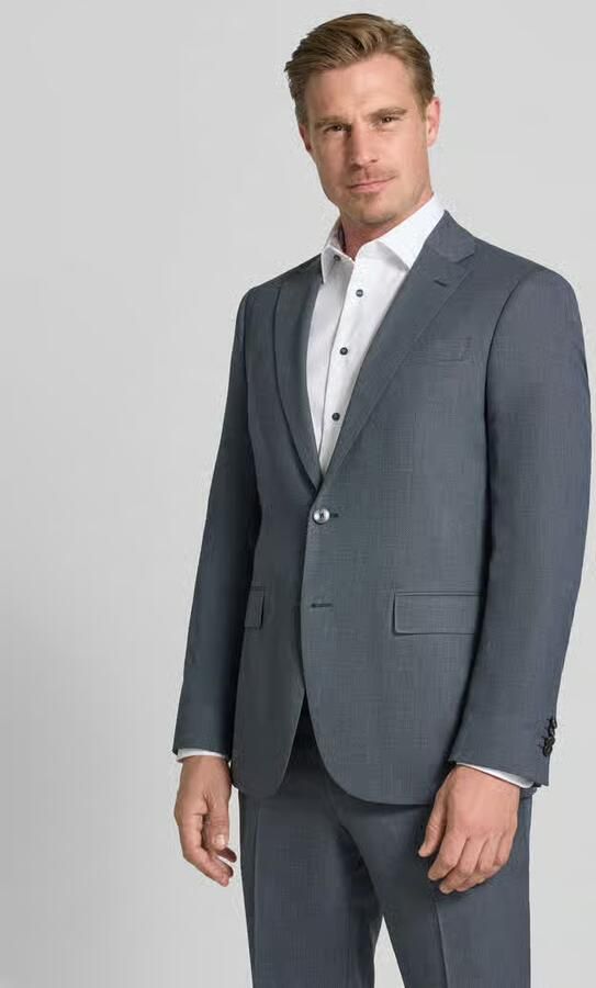 Boss regular fit colbert met scheerwol model 'Jasper' - Foto 4