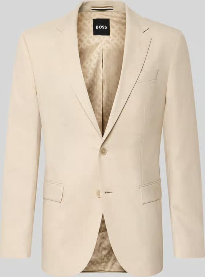 Boss regular fit colbert met scheerwol model 'Jasper'