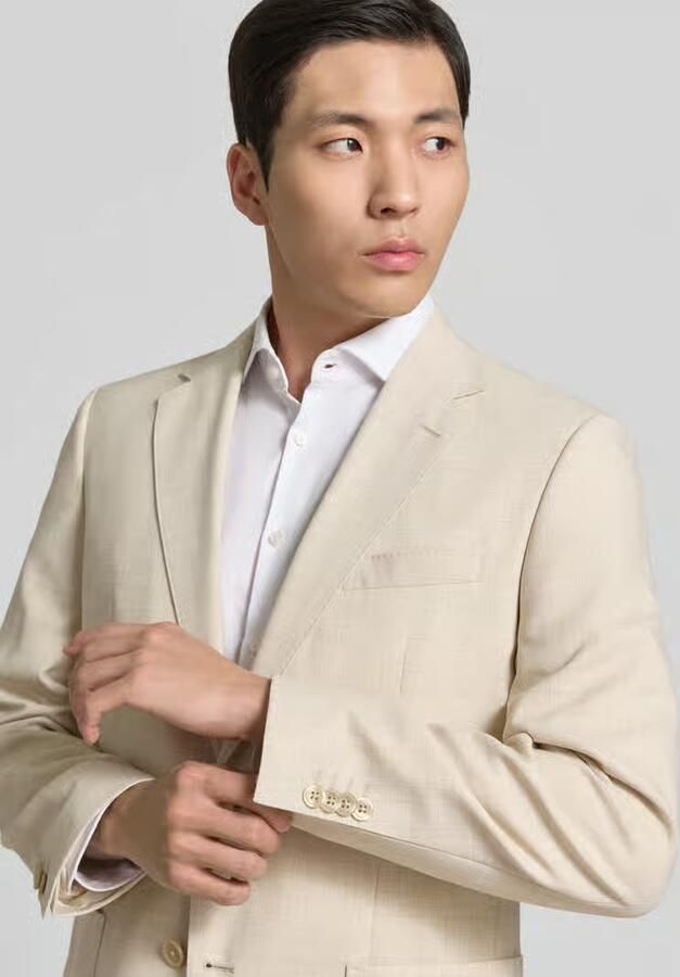 Boss Regular fit colbert met wol model 'JANSON'