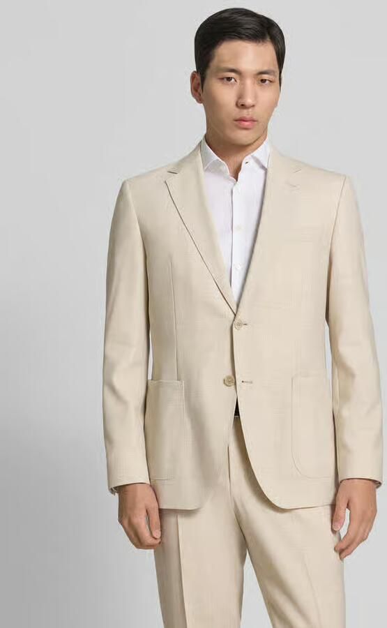 Boss Regular fit colbert met wol model 'JANSON' - Foto 4