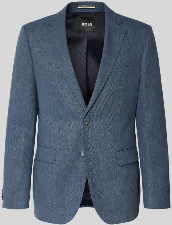 Boss regular fit colbert van linnenmix model 'JASPER' - Foto 2