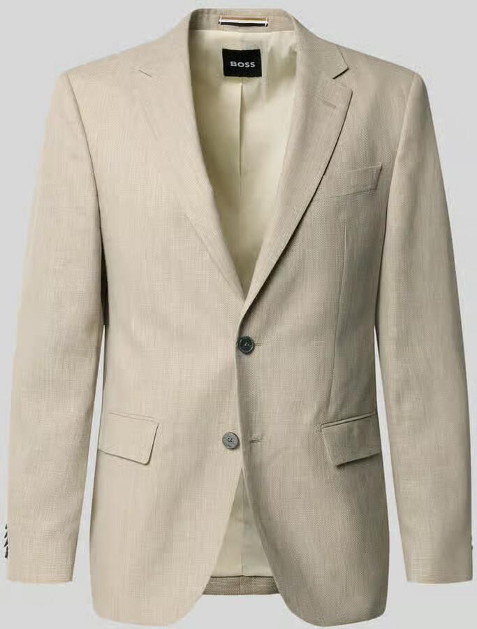 Boss regular fit colbert van linnenmix model 'JASPER' - Foto 2