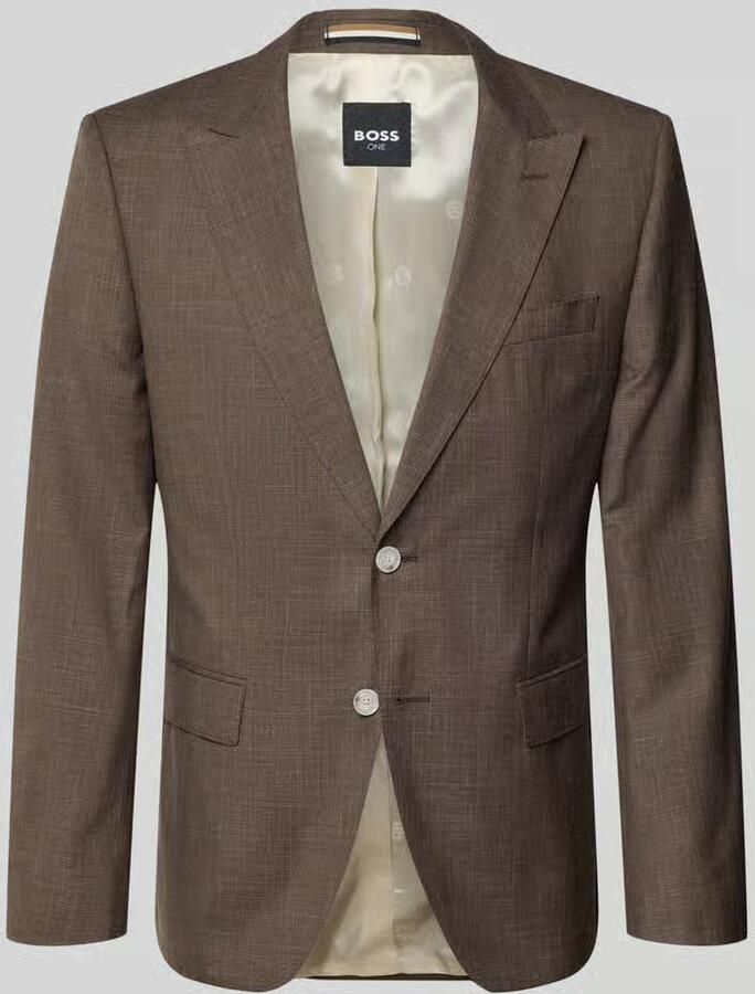 Boss Regular fit colbert van scheerwolmix Model 'H-HUGE' - Foto 2