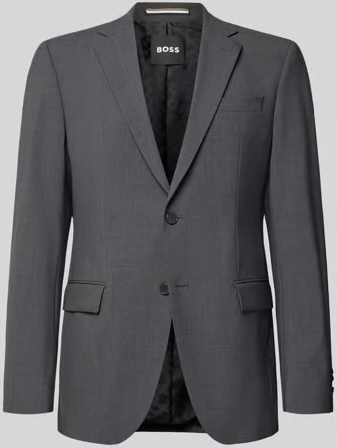 Boss Regular fit colbert van scheerwolmix model 'H-Jasper-MM-C-NF'