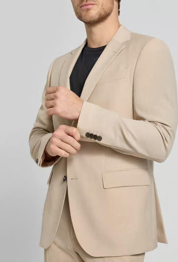 Boss Regular fit colbert van scheerwolmix model 'JASPER'