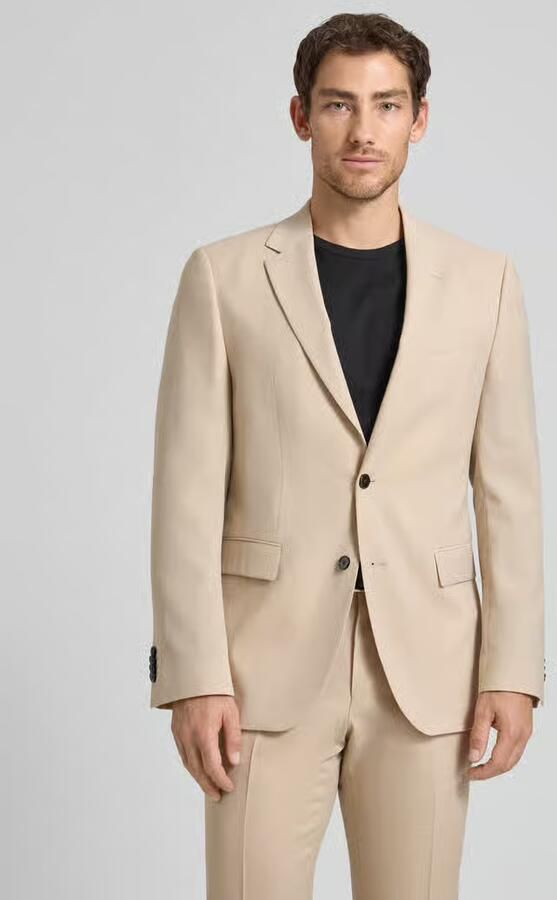 Boss Regular fit colbert van scheerwolmix model 'JASPER' - Foto 4