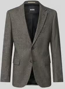 Boss Regular fit colbert van wolmix met zijde model 'JASPER'