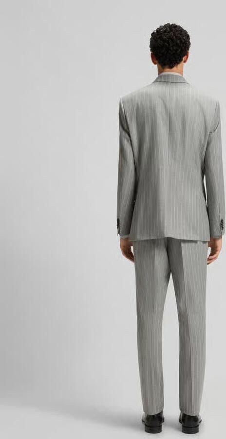 Boss Regular fit colbert van zuivere scheerwol