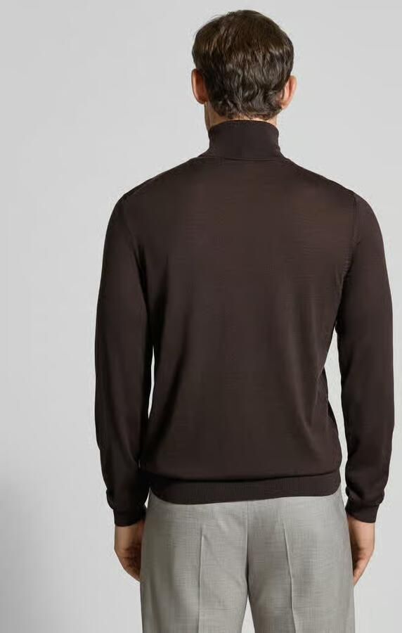 Boss Regular fit coltrui van pure scheerwol model 'MUSSO'