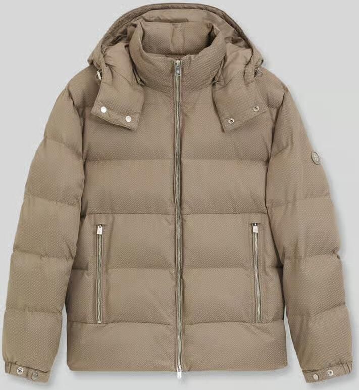 Boss Regular fit donsjack met afneembare capuchon