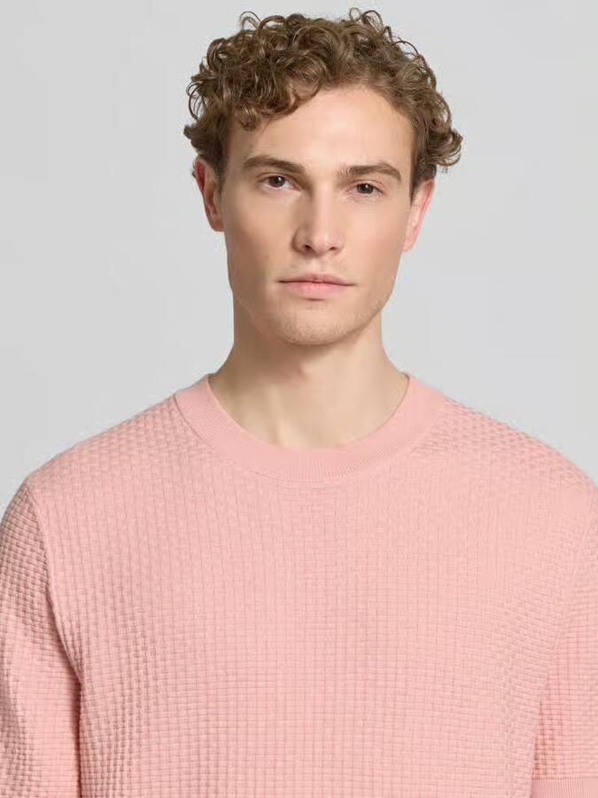 Boss regular fit gebreid shirt van zuiver katoen model 'H-NILTON' - Foto 3