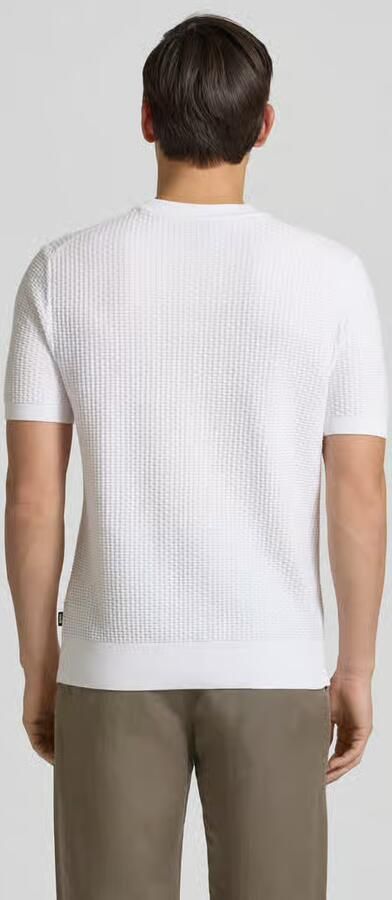 Boss regular fit gebreid shirt van zuiver katoen model 'H-NILTON' - Foto 4