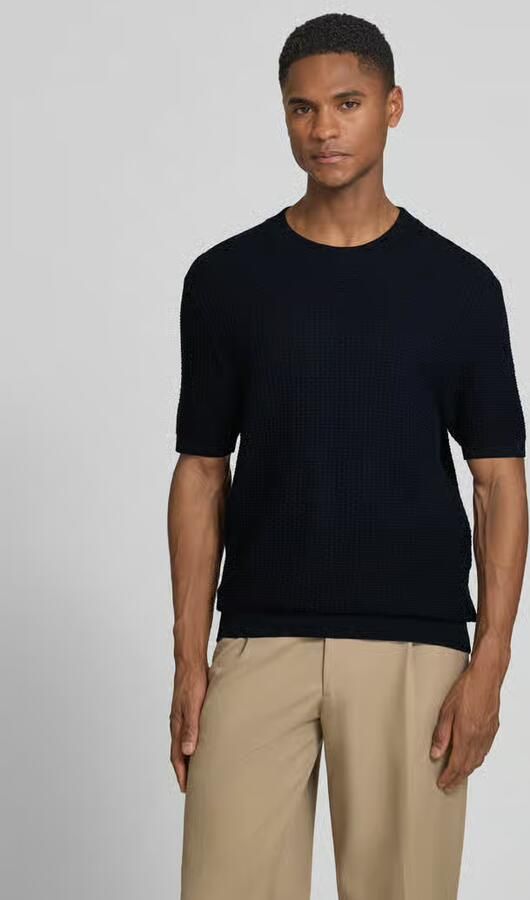 Boss regular fit gebreid shirt van zuiver katoen model 'H-NILTON' - Foto 2