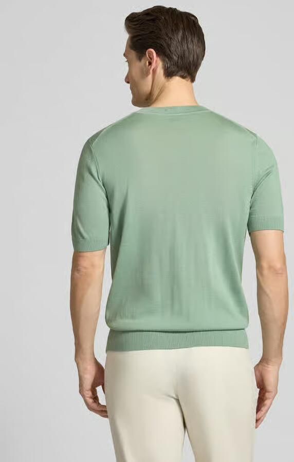Boss Regular Fit gebreid shirt van zuivere scheerwol model 'H-UMAURO' - Foto 3