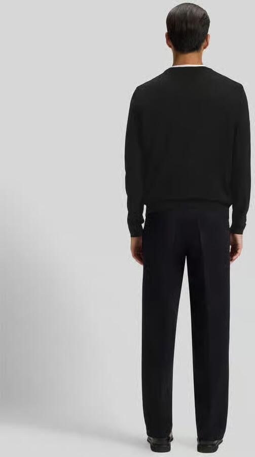 Boss Regular fit gebreide pullover van pure scheerwol model 'BARAM-L' - Foto 6