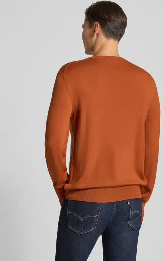 Boss Regular fit gebreide pullover van pure scheerwol model 'BOTTO'