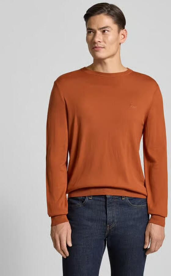 Boss Regular fit gebreide pullover van pure scheerwol model 'BOTTO' - Foto 2
