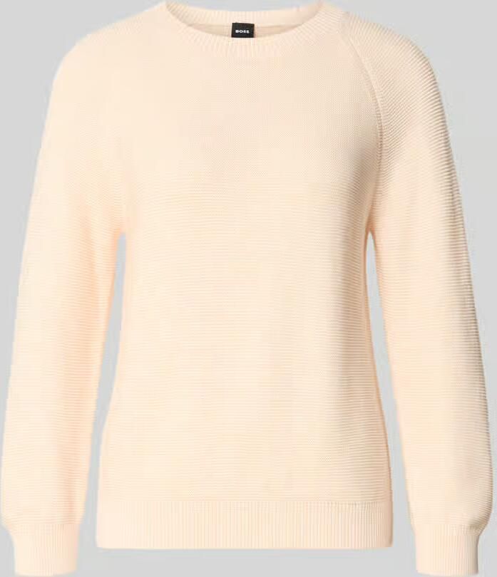Boss Regular fit gebreide pullover van puur katoen model 'FOVILA'