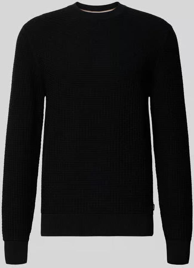 Boss Regular fit gebreide pullover van puur katoen model 'IMBERTO'