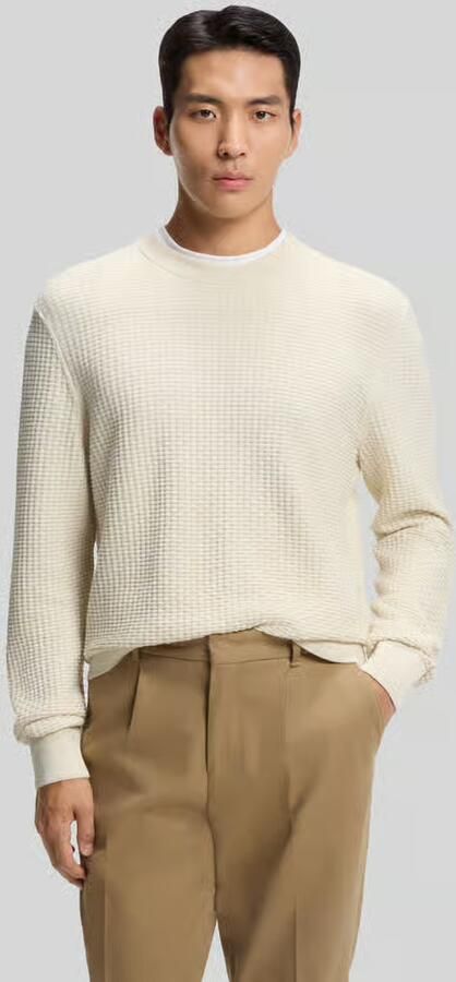 Boss Regular fit gebreide pullover van puur katoen model 'IMBERTO' - Foto 6
