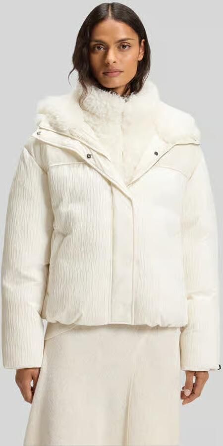 Boss Regular fit gewatteerd jack met inzetten van jacquard model 'PEXIA' - Foto 2