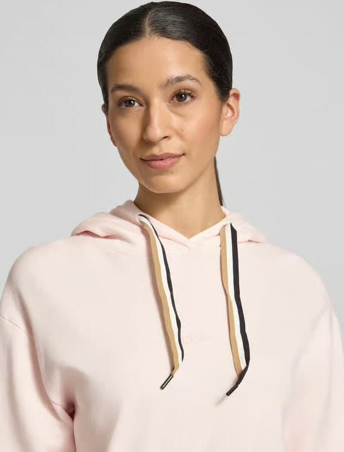 Boss Regular fit hoodie met logodetail