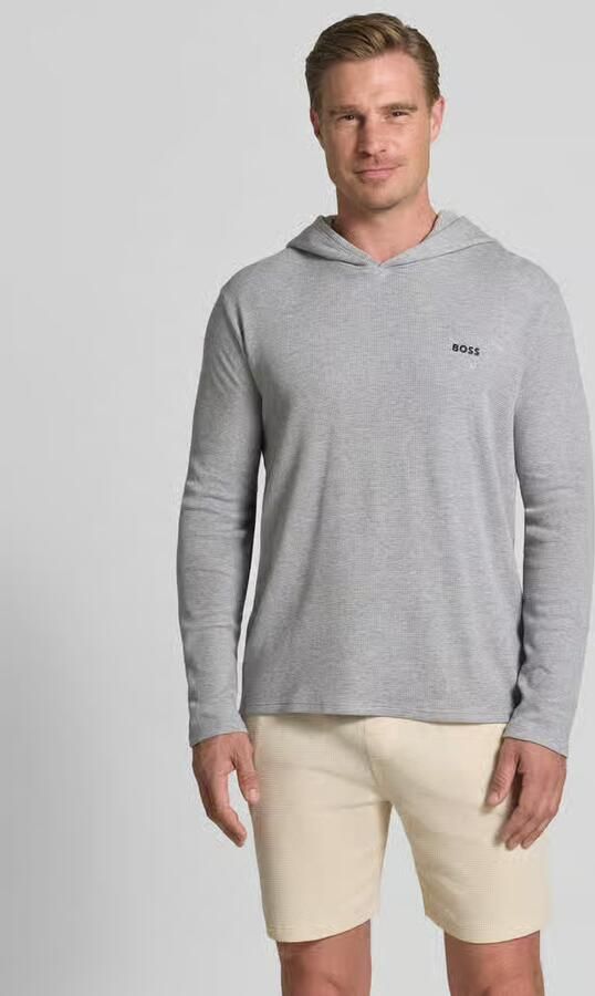 Boss T-Shirt Lange Mouw Waffle LS-Shirt H. - Foto 4