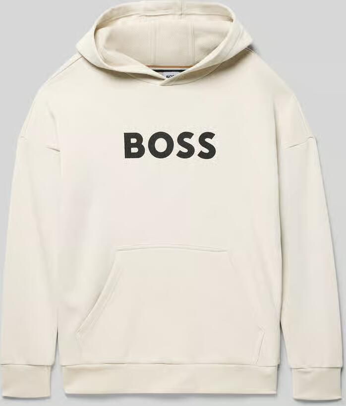 Boss regular fit hoodie van katoenmix model 'IVORY' - Foto 2