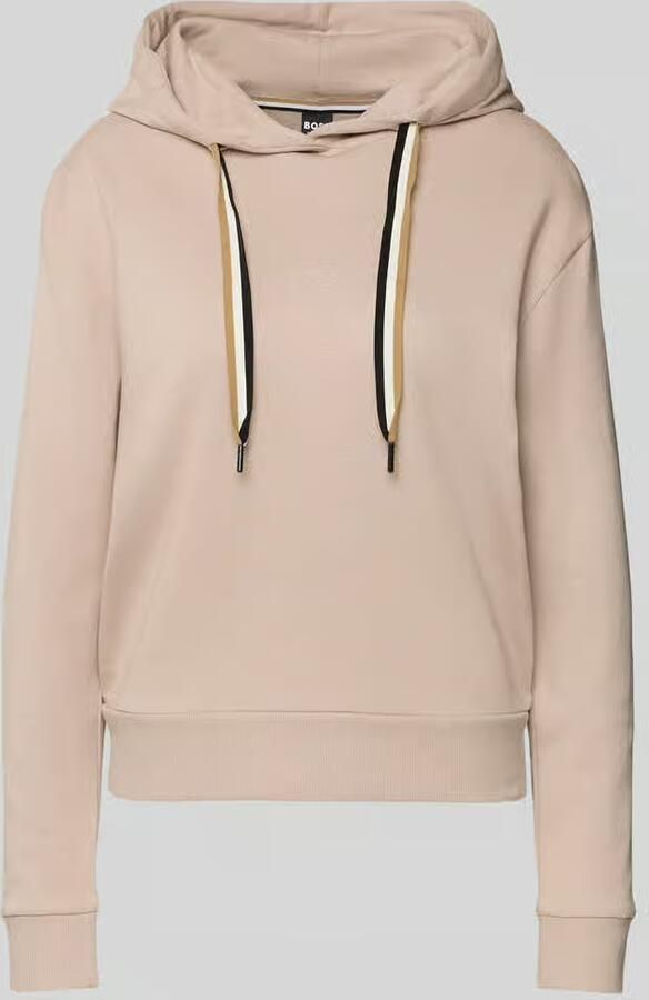 Boss Regular fit hoodie van lyocellmix