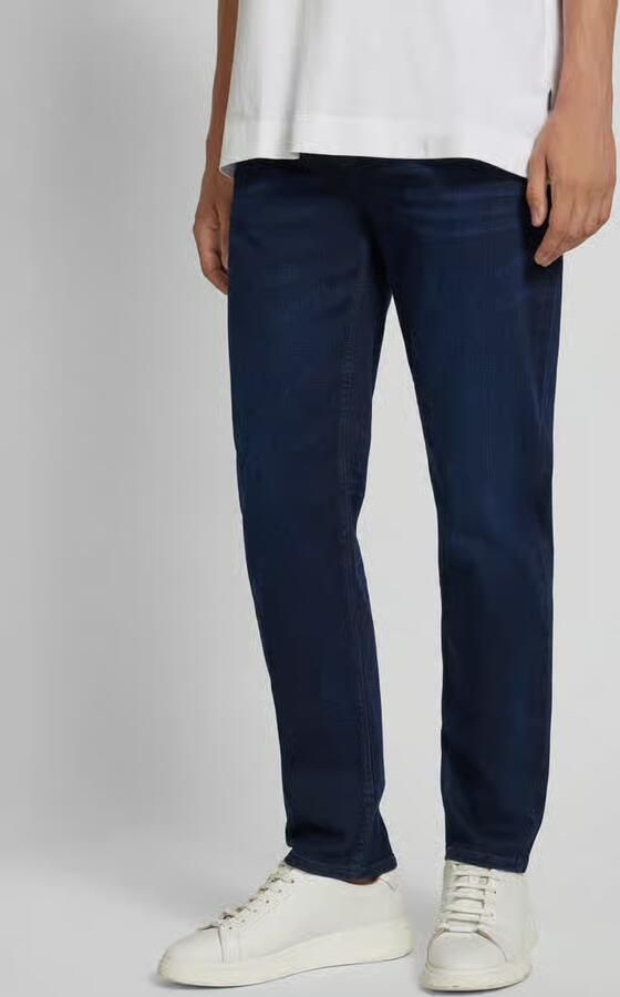 Hugo Boss Straight Fit Donkerblauwe Denim Jeans Blue Heren - Foto 3