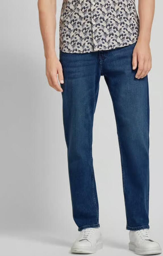 Boss Regular fit jeans met labelpatch model 'Re.Maine' - Foto 2