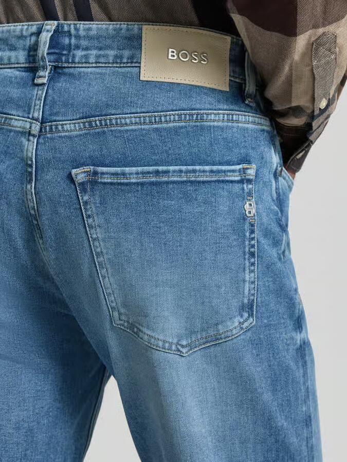 Boss Regular fit jeans van katoenmix model 'RE.MAINE' - Foto 2