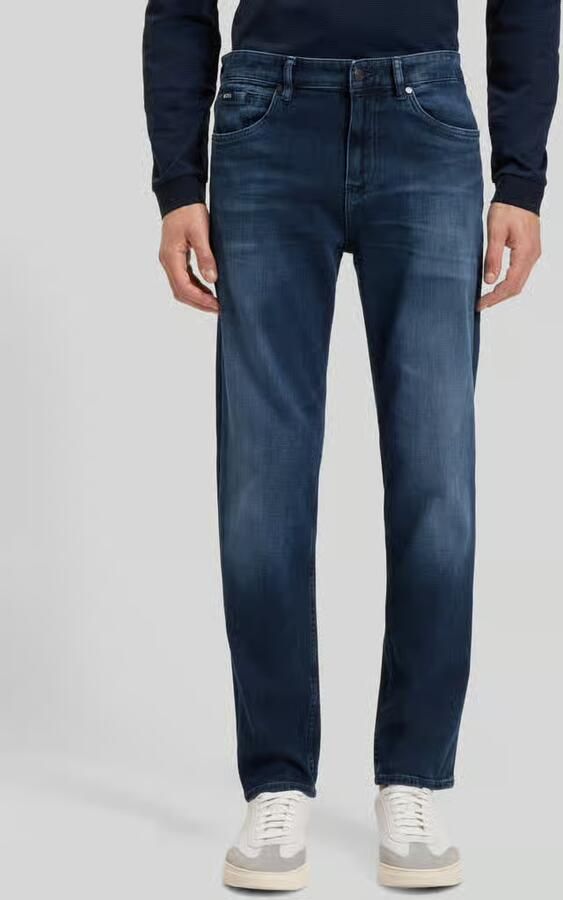 Boss Regular fit jeans van katoenmix model 'RE.MAINE' - Foto 3