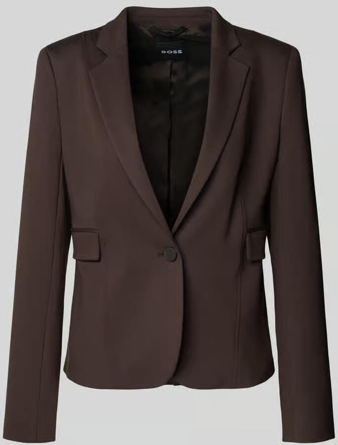 Boss regular fit kort colbert van viscosemix model JIA14' - Foto 2