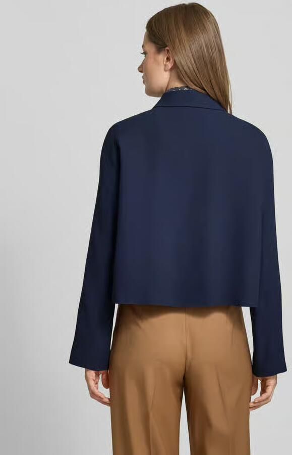 Boss Regular fit korte blazer van pure viscose