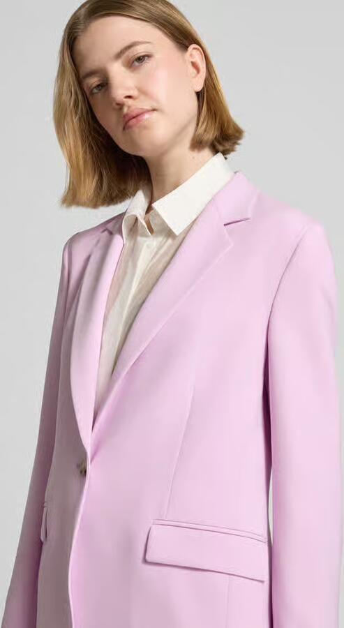Boss regular fit lange blazer met reverskraag model 'JOCALUAH'