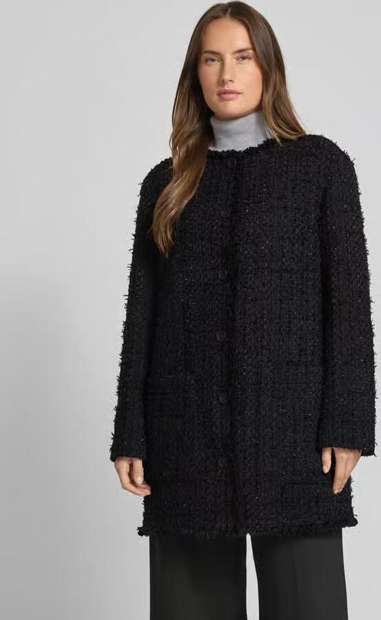 Boss Regular fit lange blazer van katoenmix model 'JOKILA' - Foto 2