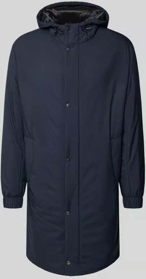 Boss Regular fit lange functionele jas met capuchon model 'P-JARED-HD-PAD-261F'