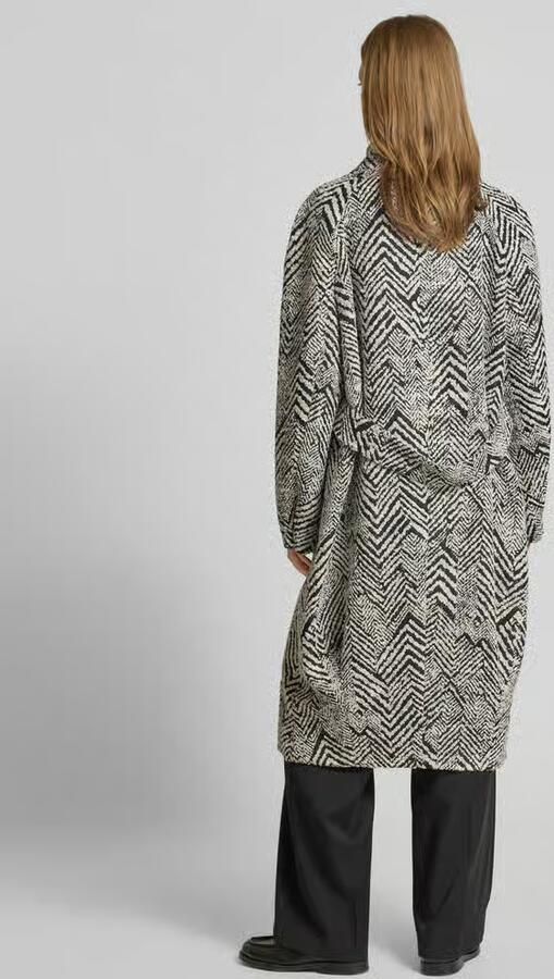 Boss Regular fit lange jas met scheerwol model 'CAVINIA'