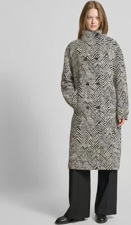 Boss Regular fit lange jas met scheerwol model 'CAVINIA' - Foto 3