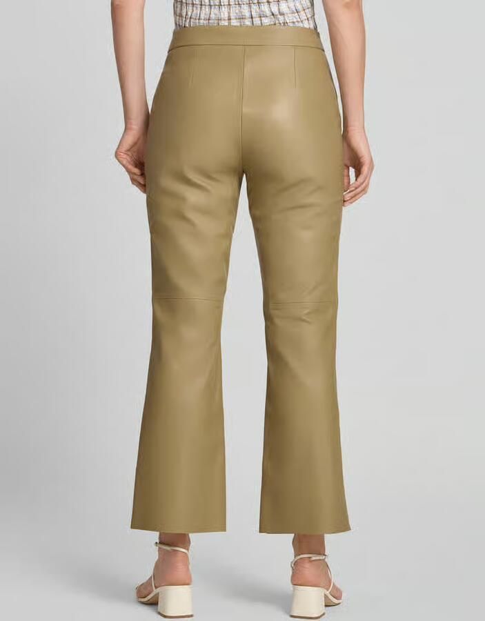 Boss Regular fit leren broek van echt lamsleer model 'SIMARY' - Foto 2