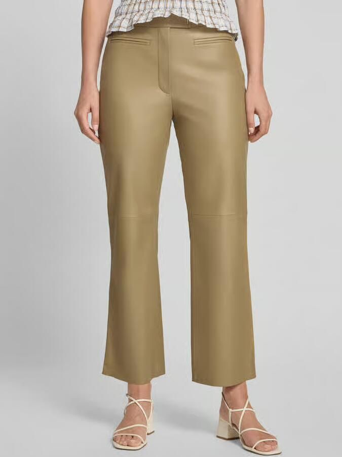 Boss Regular fit leren broek van echt lamsleer model 'SIMARY' - Foto 3