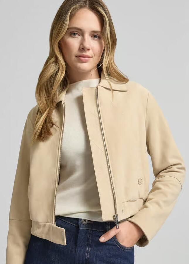 Boss Regular fit leren jack van echt geitenleer Model 'SALENE' - Foto 2