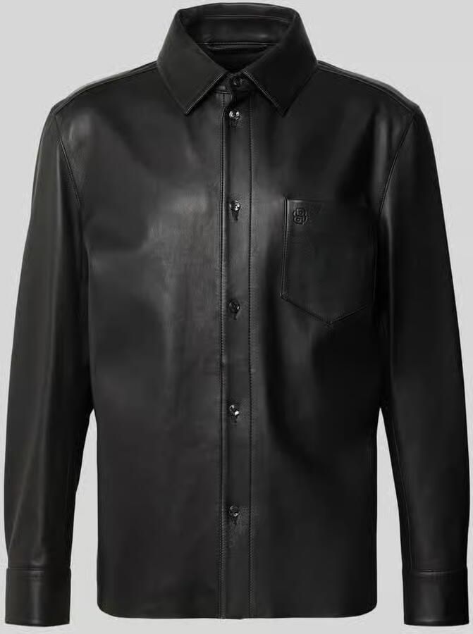 Boss regular fit leren jack van echt lamsleer model 'C-MOVITZ' - Foto 2