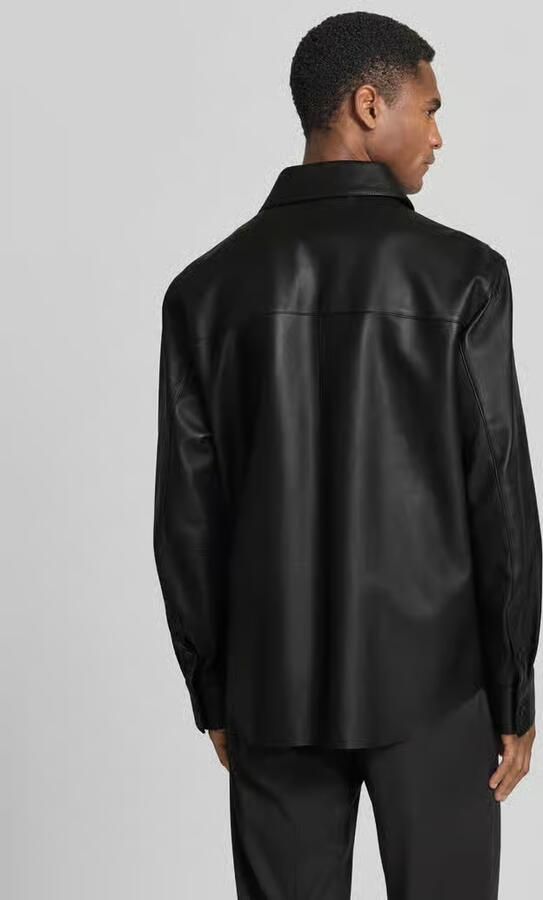 Boss regular fit leren jack van echt lamsleer model 'C-MOVITZ' - Foto 2