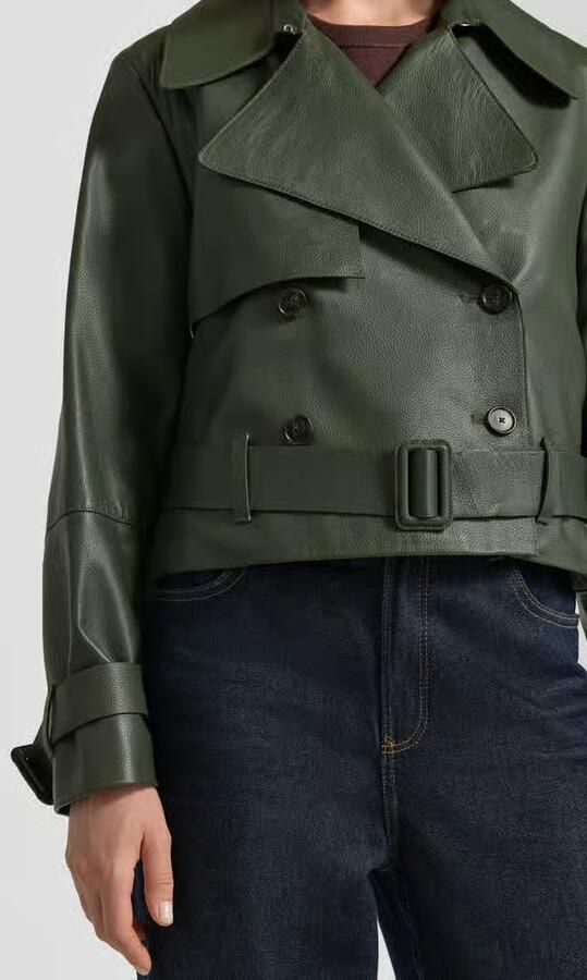 Boss regular fit leren jack van echt lamsleer model 'Satela1' - Foto 2
